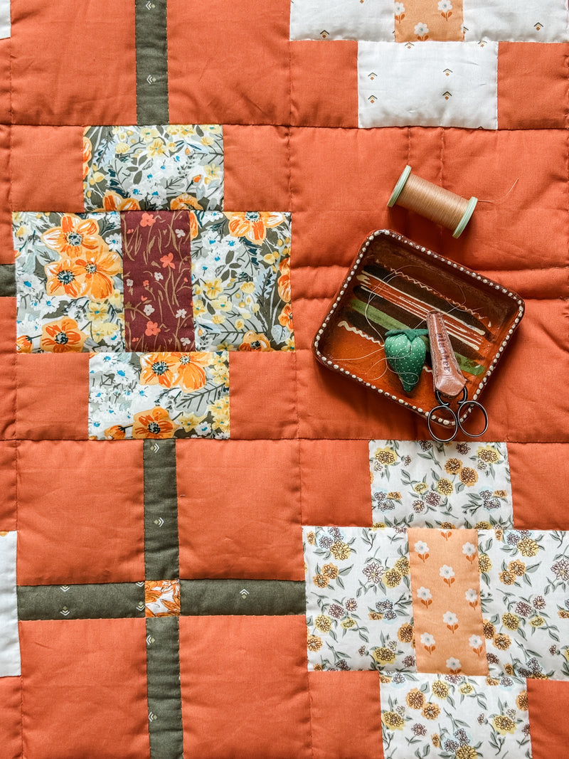 Prairie Sundrop Quilt Kit featuring Heirloom by Sharon Holland for Art Gallery Fabrics