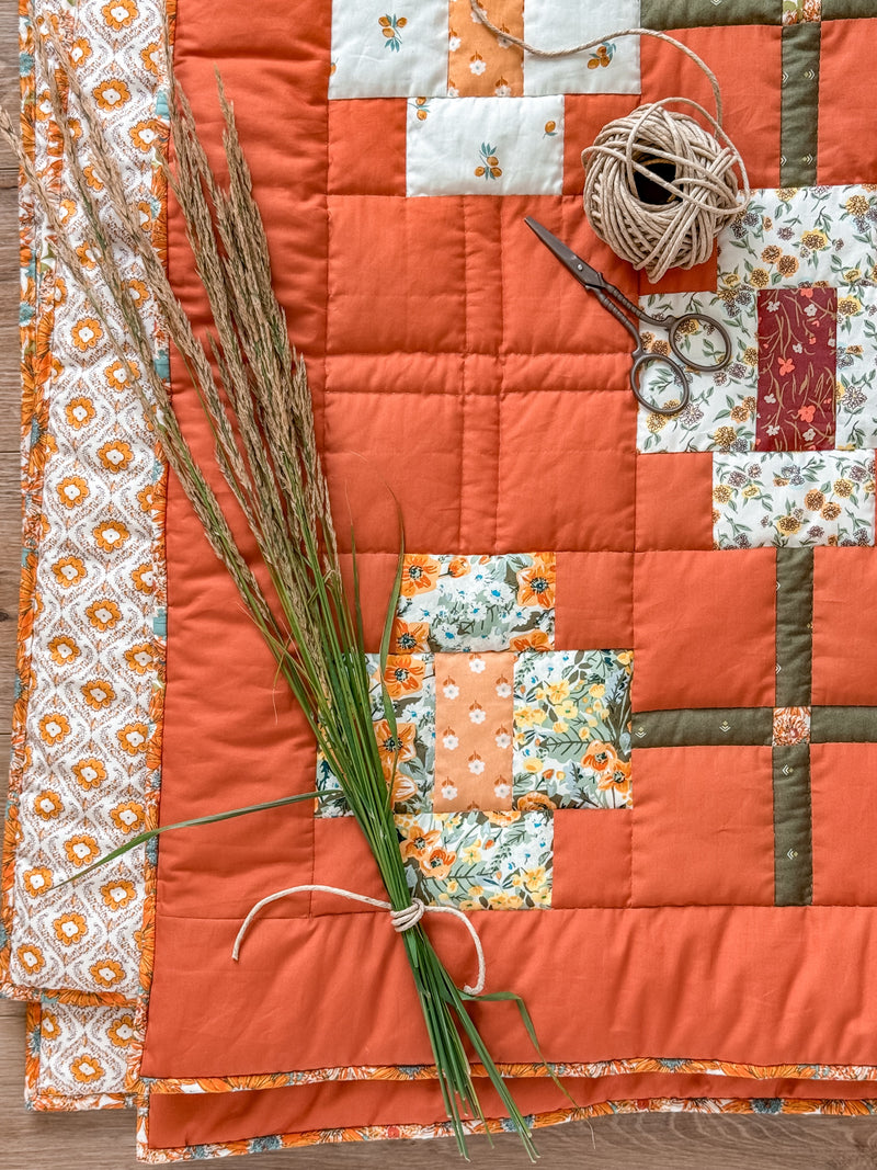 Prairie Sundrop Quilt Kit featuring Heirloom by Sharon Holland for Art Gallery Fabrics