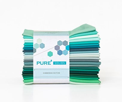 Summering Edition Pure Solids Basics by Art Gallery Fabrics Fat Quarter Bundle
