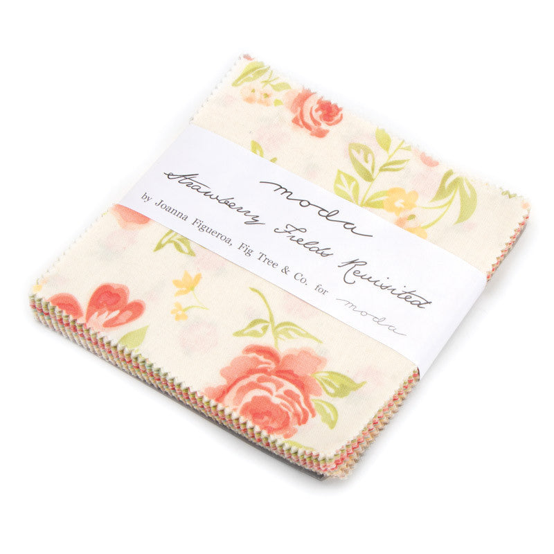 Strawberry Fields Revisited Charm Pack by Fig Tree and Co. for Moda