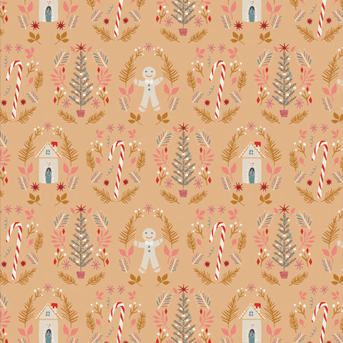 Cheerful Antlers by Maureen Cracknell for Art Gallery Fabrics from Cozy and Magical