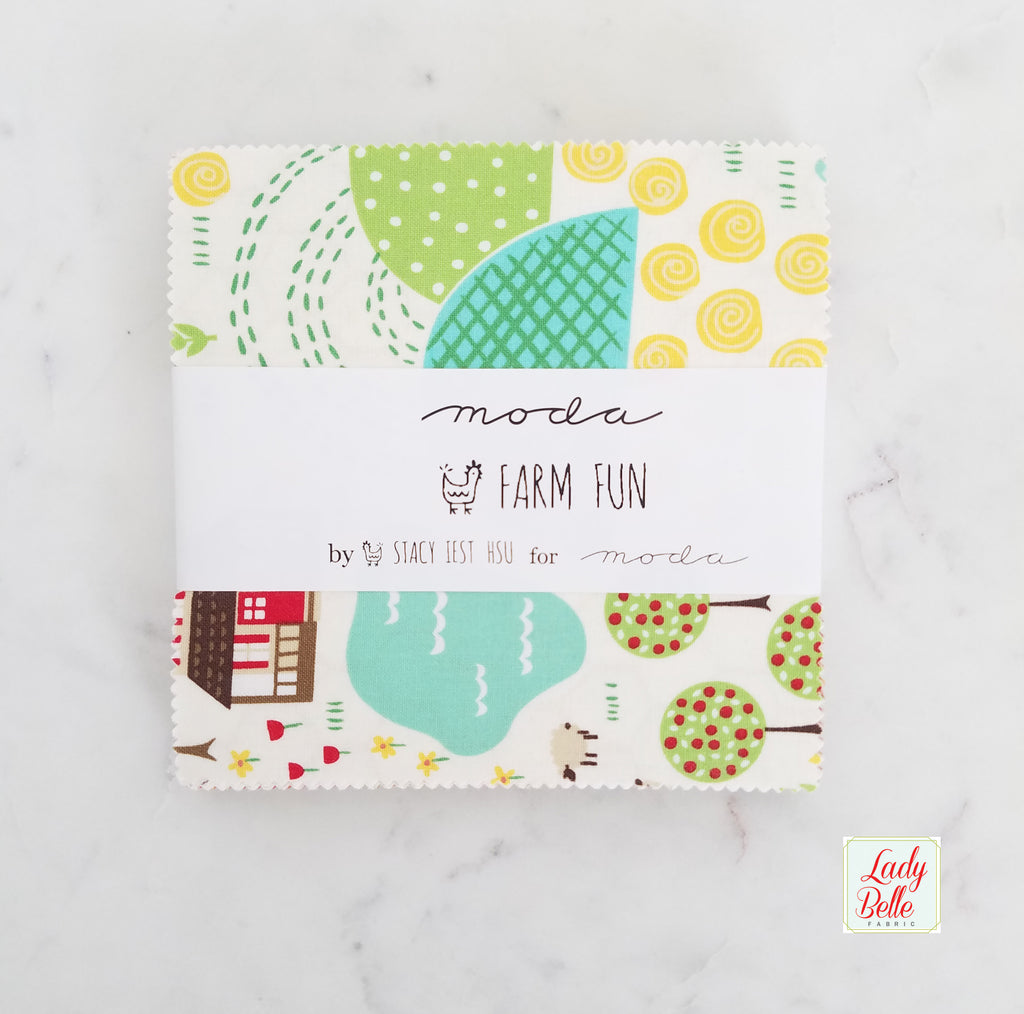 Farm Fun by Stacy Hsu for Moda Charm Pack