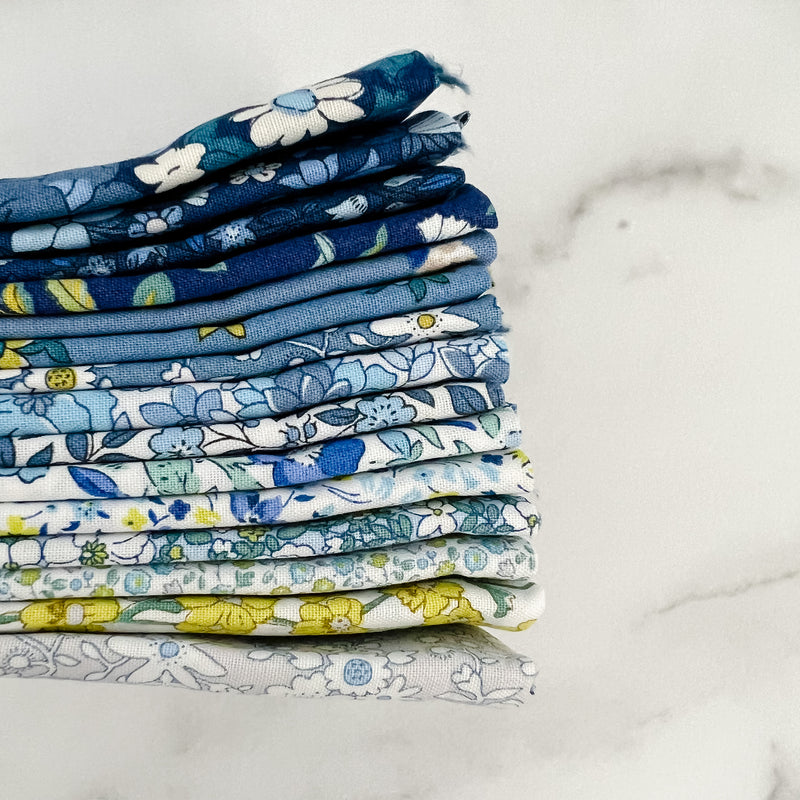 Liberty of London Flower Show Coastal Walk for Riley Blake Designs Fat Quarter Bundle