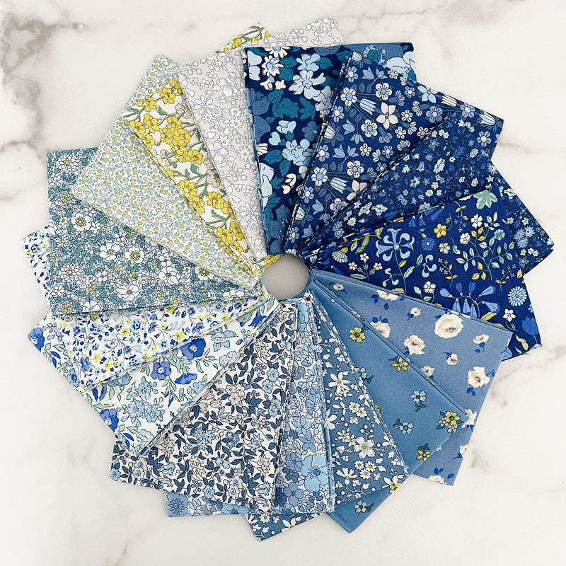 Liberty of London Flower Show Coastal Walk for Riley Blake Designs Fat Quarter Bundle