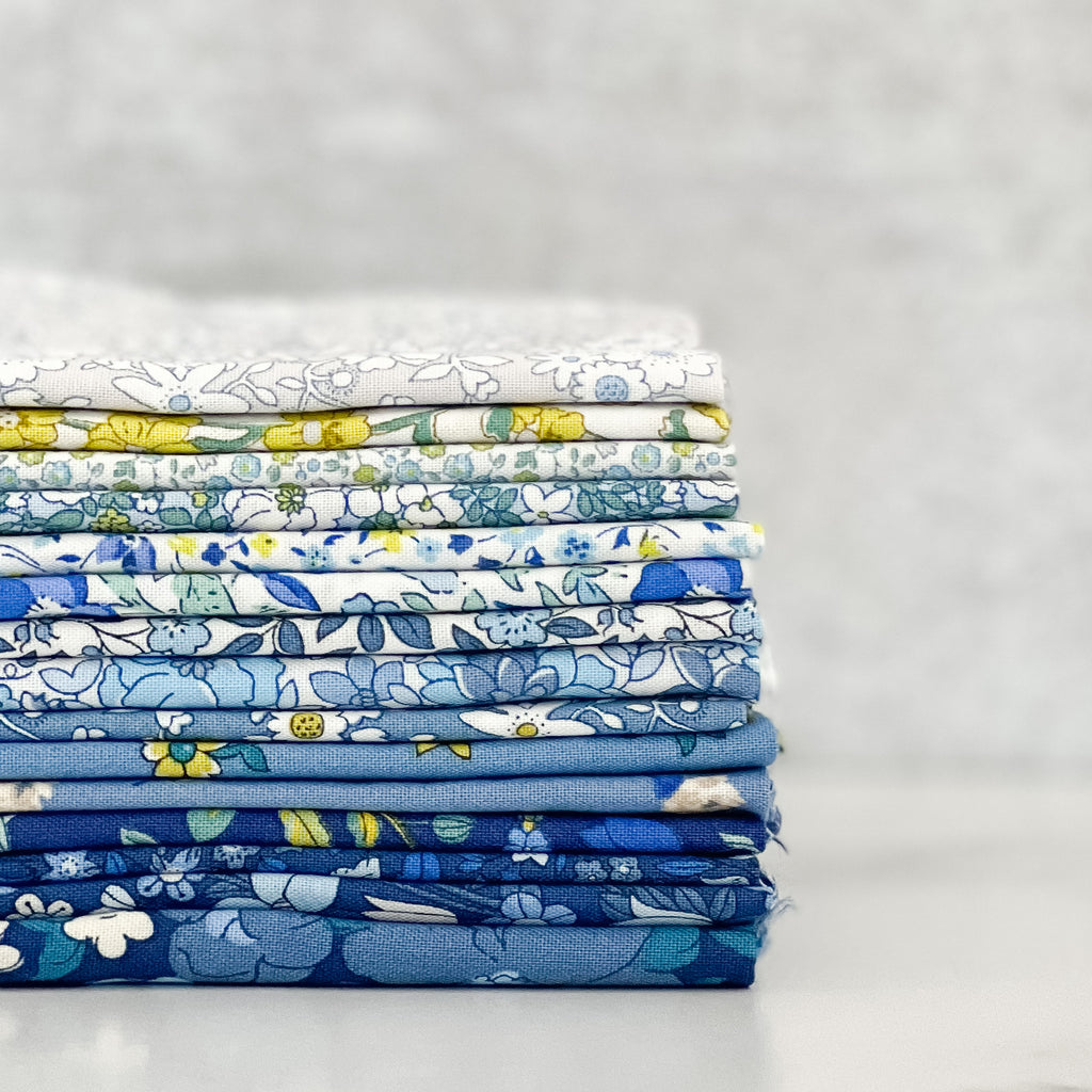 Liberty of London Flower Show Coastal Walk for Riley Blake Designs Fat Quarter Bundle