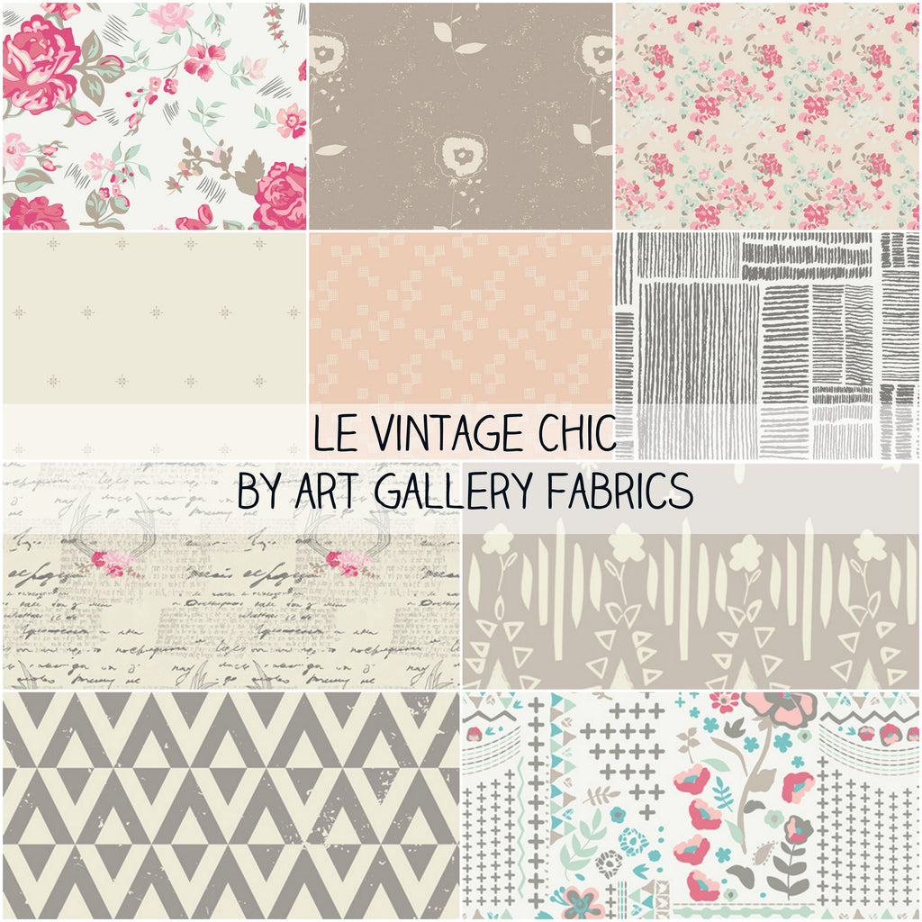 Le Vintage Chic by Art Gallery Fabrics Fat Quarter Bundle