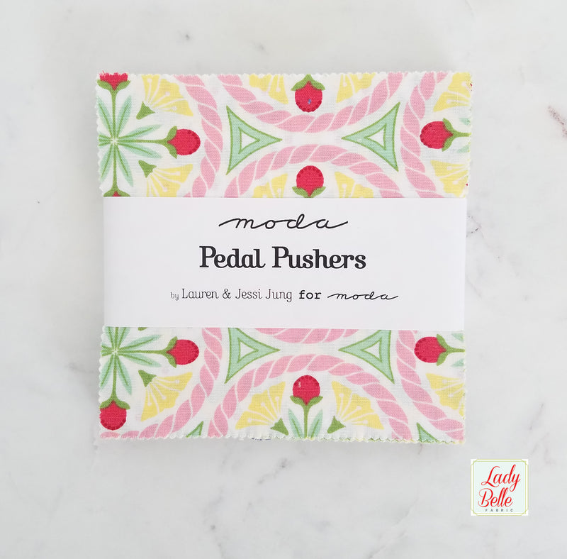 Pedal Pushers by Lauren and Jessi Jung for Moda Charm Pack